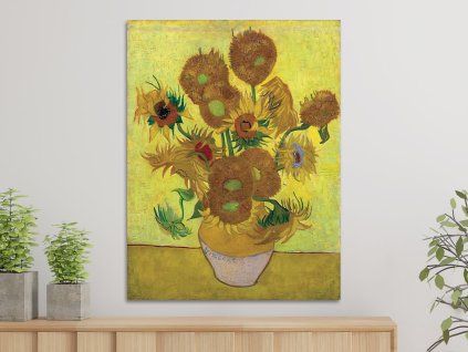 Slunečnice Vincent van Gogh obraz na zeď IDEAPRINTcz