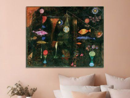 Fish Magic Paul Klee obraz na zeď IDEAPRINTcz