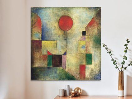 Red Balloon Paul Klee obraz na zeď IDEAPRINTcz