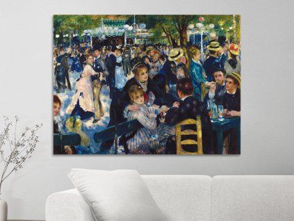 Tanec v Moulin de la Galette Pierre Auguste Renoir obraz na zeď IDEAPRINTcz