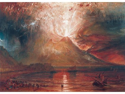 Erupce Vesuvu William Turner IDEAPRINTcz