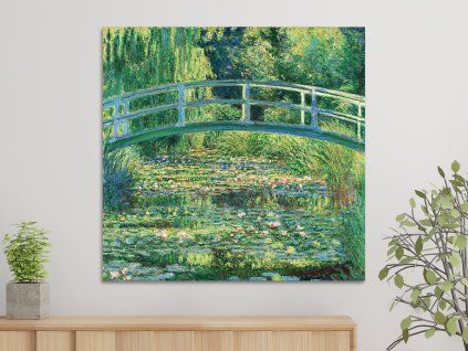 Rybník s lekníny Claude Monet obraz na zeď IDEAPRINTcz
