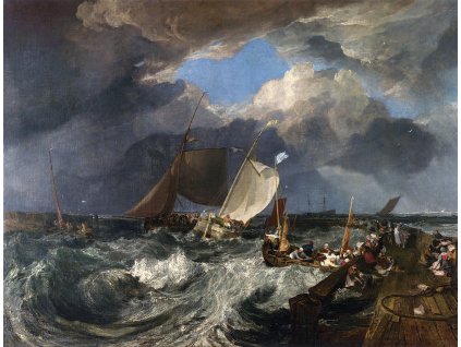 Molo v Calais William Turner IDEAPRINTcz