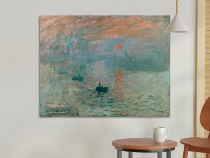 Imprese, východ slunce Claude Monet obraz na zeď IDEAPRINTcz