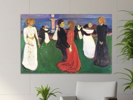 Tanec života Edvard Munch obraz na zeď IDEAPRINTcz