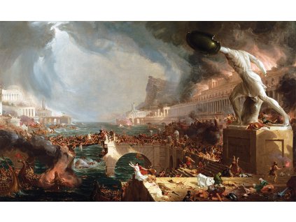 Vývoj říše Zkáza Thomas Cole IDEAPRINTcz