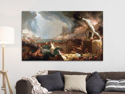 Vývoj říše Zkáza Thomas Cole obraz na zeď IDEAPRINTcz