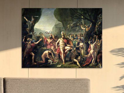 Leonidas u Thermopyl Jacques Louis David obraz na zeď IDEAPRINTcz