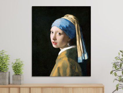 Dívka s perlou Johannes Vermeer obraz na zeď IDEAPRINTcz