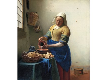 Mlékařka Johannes Vermeer IDEAPRINTcz