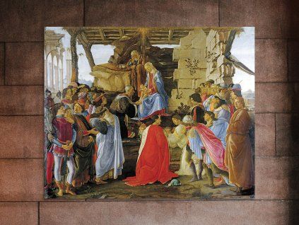 Klanění tří králů Sandro Botticelli obraz na zeď IDEAPRINTcz