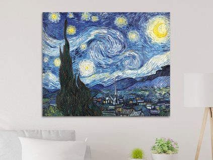 Hvězdná noc Vincent van Gogh obraz na zeď IDEAPRINTcz