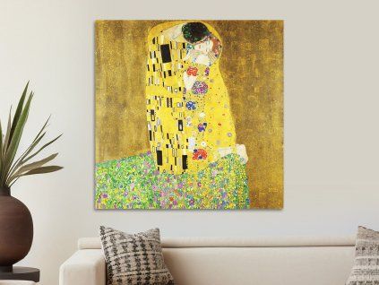 Polibek Gustav Klimt obraz na zeď IDEAPRINTcz