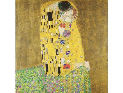 Polibek Gustav Klimt obraz na zeď IDEAPRINTcz