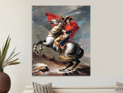 Napoleon překračuje Alpy Jacques Louis David obraz na zeď IDEAPRINTcz