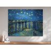 Hvězdná noc nad Rhonou Vincent van Gogh obraz na zeď IDEAPRINTcz