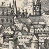 Brno historická veduta (1617) detail IDEAPRINTcz