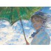 Dáma se slunečníkem Claude Monet obraz na zeď detail2 IDEAPRINTcz