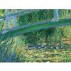 Rybník s lekníny Claude Monet obraz na zeď detail2 IDEAPRINTcz
