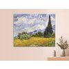 Pole s cypřiši Vincent van Gogh obraz na zeď IDEAPRINTcz