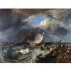 Molo v Calais William Turner obraz na zeď detail IDEAPRINTcz