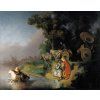 Únos Evropy Rembrandt van Rijn obraz na zeď detail IDEAPRINTcz