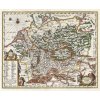 Mapa Germanie Jan Janssonius IDEAPRINTcz