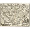 Mapa Čech Petrus Kaerius (cca 1618) IDEAPRINTcz