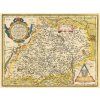 Mapa Moravy Abraham Ortelius (1579) IDEAPRINTcz