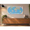 Mapa světa Equal Earth na zeď 1 IDEAPRINTcz