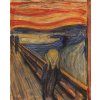 Výkřik Edvard Munch obraz na zeď detail IDEAPRINTcz