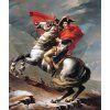 Napoleon překračuje Alpy Jacques Louis David obraz na zeď detail IDEAPRINTcz