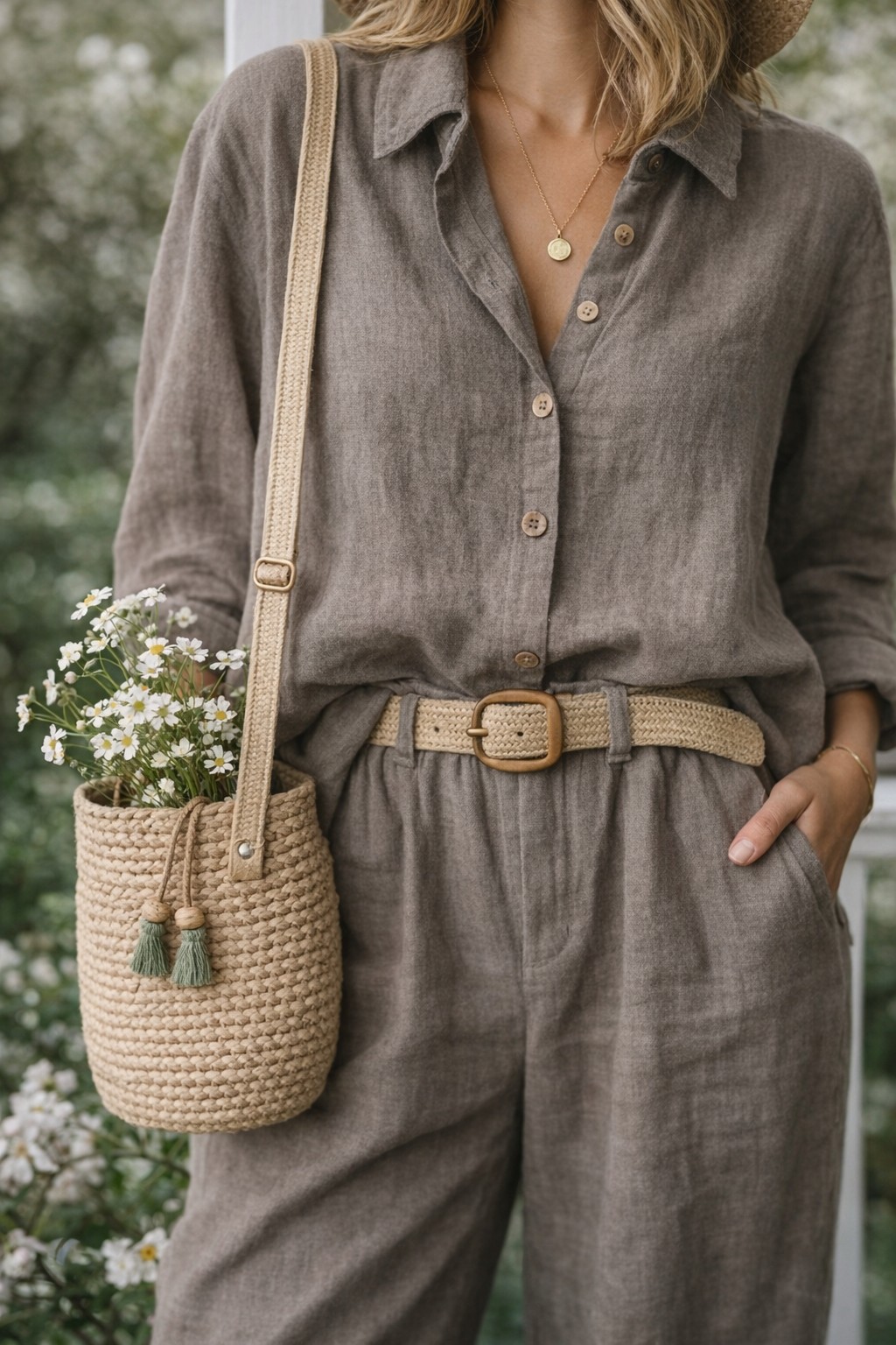 Ušijte si ze lnu jarní outfit