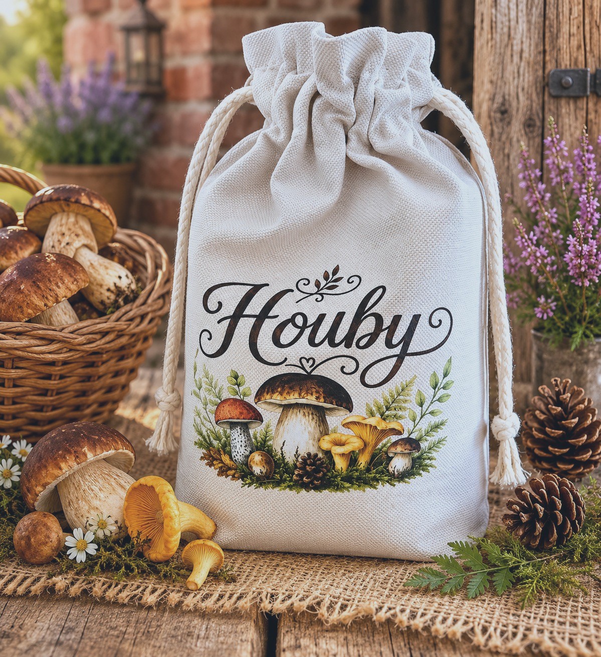 Pytlík na sušené houby