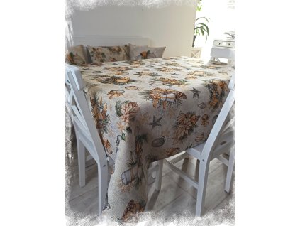 Gobelínový vánoční ubrus 140x180cm VÁNOČNÍ SNĚNÍ