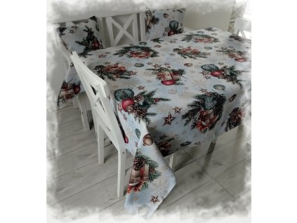 Gobelínový vánoční ubrus 140x180cm ROMANTICKÉ VÁNOCE