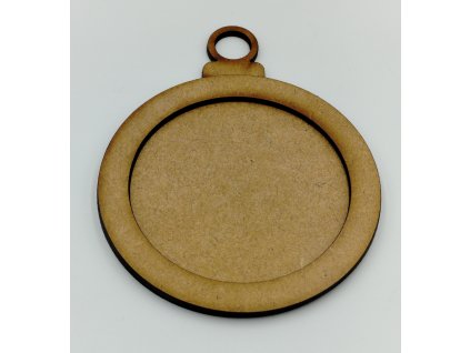 Rámeček - ozdoba kulatá průměr 12cm