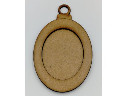 Rámeček - oválný průměr 12cm