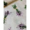 látka - metráž dovoz Francie / snítky levandule