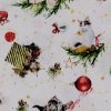 Vánoční látka - metráž dovoz Francie / Vánoční kočičky