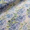 látka - metráž dovoz Španělsko / metráž  světle modré hortenzie