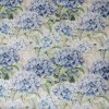látka - metráž dovoz Španělsko / metráž  světle modré hortenzie