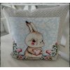 Gobelínový povlak na polštář - VELIKONOČNÍ KRÁLÍČCI