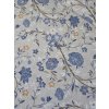 látka - metráž dovoz Španělsko / MODRÉ KVĚTY