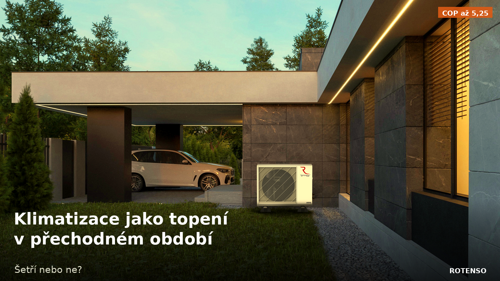 Klimatizace jako topení v přechodném období — šetří nebo ne?