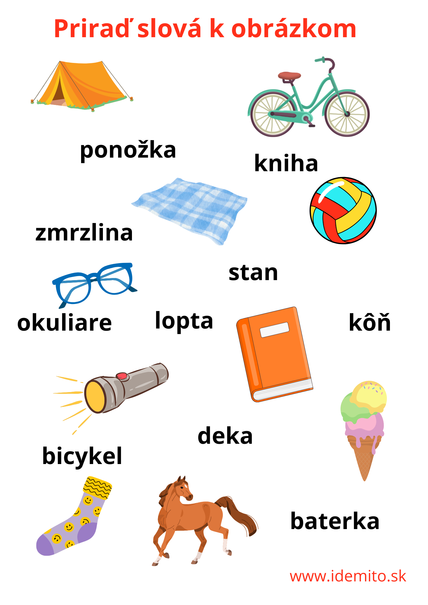 Priraď slová