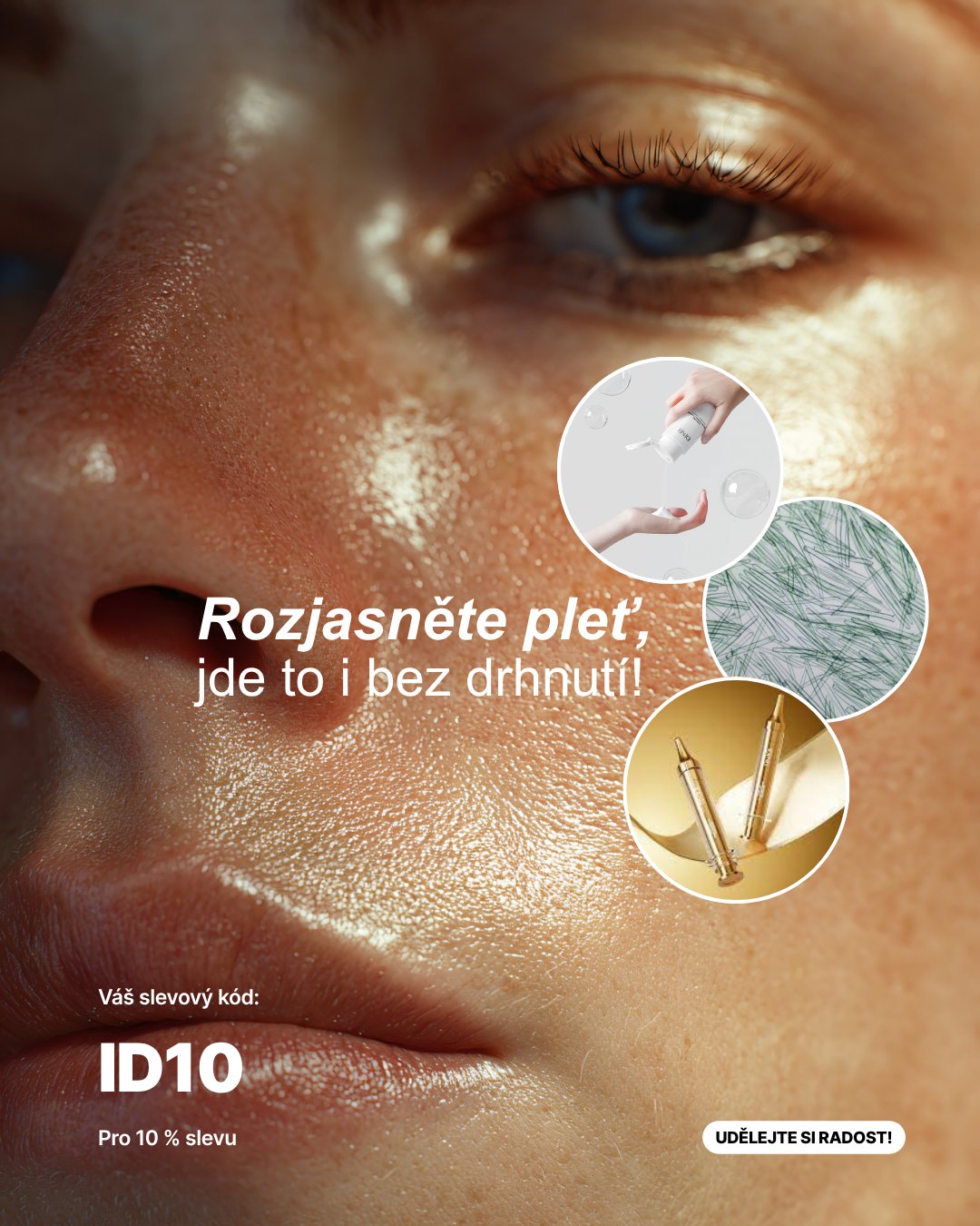 Rozjasněte pleť, jde to i bez drhnutí