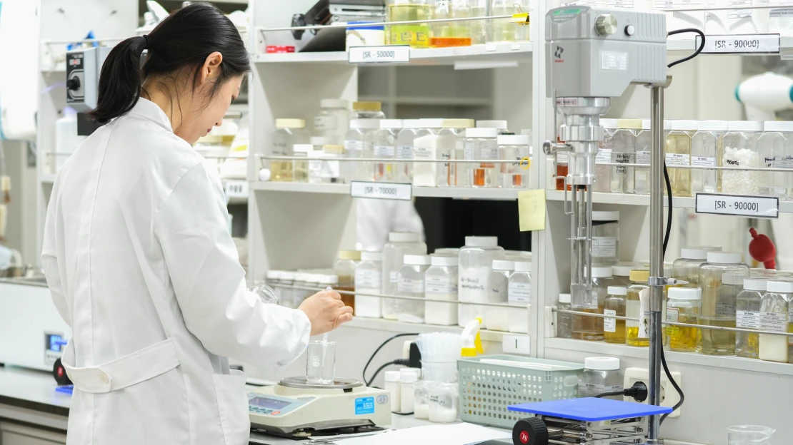 Korejská technologie péče o pleť – laboratoř