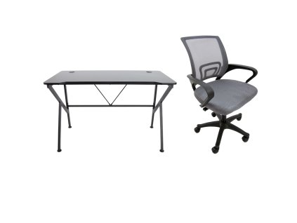 Set herní stůl Combo + židle Argo Šedá