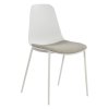 Designová jídelní židle BORETA - bílá